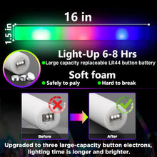 Cargar imagen en el visor de la galería, 1700 LED Foam Sticks (16 Inch) LED Foam Sticks Supreme Black Fox