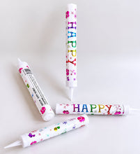 Load image into Gallery viewer, 480 Happy Party Sparkler Candles – Bulk Birthday Cake Sparklers for Celebrations Bulk Candles Supreme Black Fox