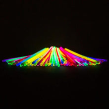 Cargar imagen en el visor de la galería, 100 Glow Stick Bracelets Glow Sticks Supreme Black Fox