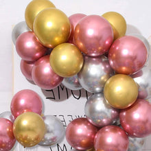 Cargar imagen en el visor de la galería, 25 Multi Color Chrome Balloons Balloons Supreme Black Fox