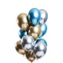 Cargar imagen en el visor de la galería, 25 Multi Color Chrome Balloons Balloons Supreme Black Fox