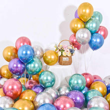 Cargar imagen en el visor de la galería, 25 Multi Color Chrome Balloons Balloons Supreme Black Fox