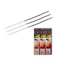 Загрузить изображение в средство просмотра галереи, 10&quot; Gold Sparklers (Medium) - 96 Pack Metal Wire Sparkler Sticks Sparkler Supreme Black Fox 
