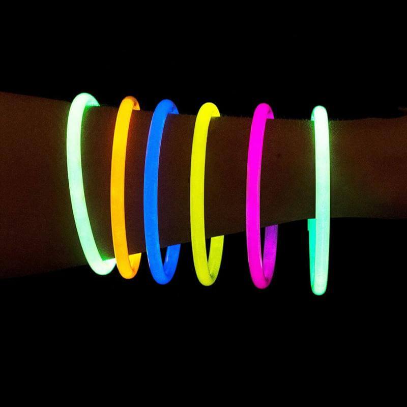 Pulseras luminosas Premium Glow House paquete de 100 unidades