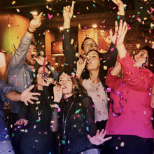 Load image into Gallery viewer, 12&quot; Confetti Cannon (12 Pack) - Large (12 Inch) Confetti Cannons Air Compressed Party Poppers Blaster Indoor and Outdoor Safe Perfect For Any Party New Years Eve or Wedding Celebrations Shoot Streamers Confetti Cannon Supreme Black Fox 
