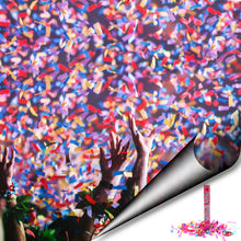 Load image into Gallery viewer, 12&quot; Confetti Cannon (12 Pack) - Large (12 Inch) Confetti Cannons Air Compressed Party Poppers Blaster Indoor and Outdoor Safe Perfect For Any Party New Years Eve or Wedding Celebrations Shoot Streamers Confetti Cannon Supreme Black Fox 
