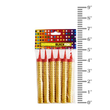 Загрузить изображение в средство просмотра галереи, 120 Gold Sparkling Candles (Small) Bulk Bulk Candles Supreme Black Fox 
