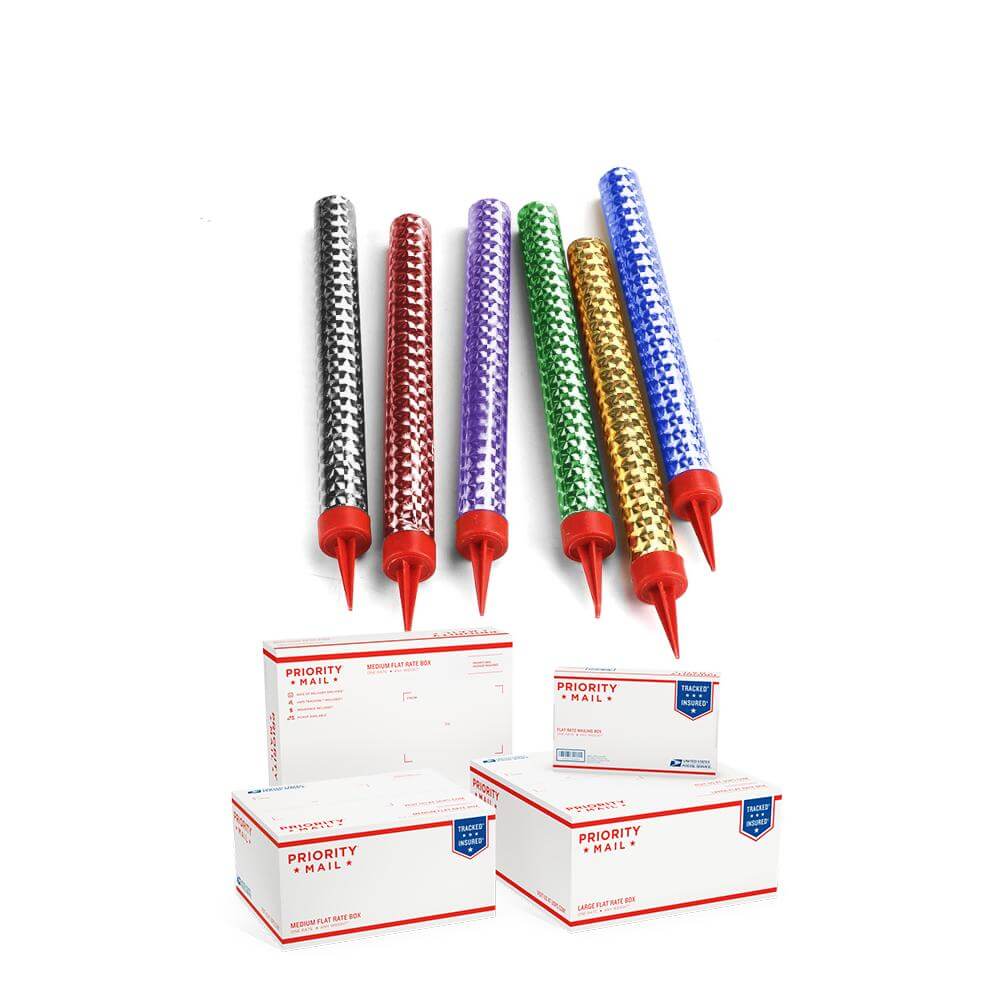 120 Multi Color Sparkling Candles (Small) - Birthday Wedding Sweet 16 Candle Sparklers Bulk Candles Supreme Black Fox 