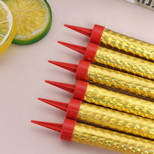 Загрузить изображение в средство просмотра галереи, 240 Gold Sparkling Candles (Large) - Bulk Birthday Wedding Sparklers Sweet 16 Cake Candle Sparkler Bulk Candles Supreme Black Fox 
