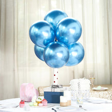 Load image into Gallery viewer, 25 Blue Chrome Balloons Balloons Supreme Black Fox 
