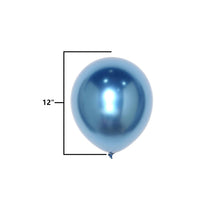 Загрузить изображение в средство просмотра галереи, 25 Blue Chrome Balloons Balloons Supreme Black Fox 
