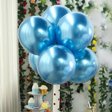 Load image into Gallery viewer, 25 Blue Chrome Balloons Balloons Supreme Black Fox 
