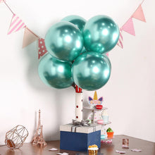 Загрузить изображение в средство просмотра галереи, 25 Green Chrome Balloons Balloons Supreme Black Fox 
