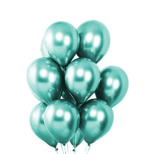 Load image into Gallery viewer, 25 Green Chrome Balloons Balloons Supreme Black Fox 
