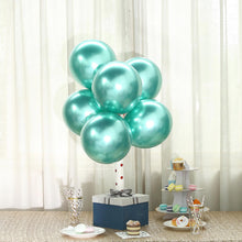 Load image into Gallery viewer, 25 Green Chrome Balloons Balloons Supreme Black Fox 
