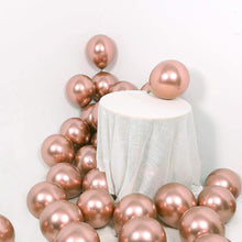 Загрузить изображение в средство просмотра галереи, 25 Rose Gold Chrome Balloons Balloons Supreme Black Fox 
