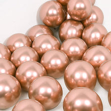 Загрузить изображение в средство просмотра галереи, 25 Rose Gold Chrome Balloons Balloons Supreme Black Fox 
