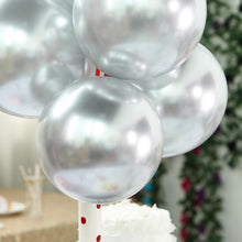 Загрузить изображение в средство просмотра галереи, 25 Silver Chrome Balloons Balloons Supreme Black Fox 
