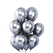 Загрузить изображение в средство просмотра галереи, 25 Silver Chrome Balloons Balloons Supreme Black Fox 
