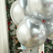 Загрузить изображение в средство просмотра галереи, 25 Silver Chrome Balloons Balloons Supreme Black Fox 
