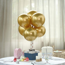 Load image into Gallery viewer, 50 Gold Chrome Balloons - Metallic Balloon Chrome Shiny Latex 12&quot; Thicken For Wedding Party Baby Shower Graduation Balloons Supreme Black Fox 
