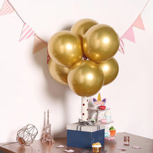 Загрузить изображение в средство просмотра галереи, 50 Gold Chrome Balloons - Metallic Balloon Chrome Shiny Latex 12&quot; Thicken For Wedding Party Baby Shower Graduation Balloons Supreme Black Fox 
