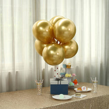 Загрузить изображение в средство просмотра галереи, 50 Gold Chrome Balloons - Metallic Balloon Chrome Shiny Latex 12&quot; Thicken For Wedding Party Baby Shower Graduation Balloons Supreme Black Fox 
