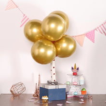 Загрузить изображение в средство просмотра галереи, 50 Gold Chrome Balloons - Metallic Balloon Chrome Shiny Latex 12&quot; Thicken For Wedding Party Baby Shower Graduation Balloons Supreme Black Fox 
