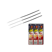 Загрузить изображение в средство просмотра галереи, 8&quot; Gold Sparklers (Small) - 72 Pack Metal Wire Sparkler Sticks - Wedding, Birthday, New Years, Send Off, Anniversary Sparkler Supreme Black Fox 
