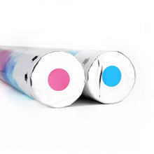 Загрузить изображение в средство просмотра галереи, Blue Gender Reveal Powder Cannon (12 Pack) - 12&quot; Tall - Boy, He, Him, Blue Gender Reveal Popper, Biodegradable Powder, Twist and Pop, Powder Smoke Blaster Confetti Cannon Supreme Black Fox 
