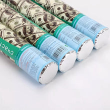 Загрузить изображение в средство просмотра галереи, Money Confetti Cannon (12 Pack) - Large Cannons $100 Bills Cash Party Poppers Blaster Business Promotion New Years Eve Wedding Celebrations Birthday Confetti Cannon Supreme Black Fox 
