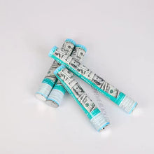 Загрузить изображение в средство просмотра галереи, Money Confetti Cannon (12 Pack) - Large Cannons $100 Bills Cash Party Poppers Blaster Business Promotion New Years Eve Wedding Celebrations Birthday Confetti Cannon Supreme Black Fox 
